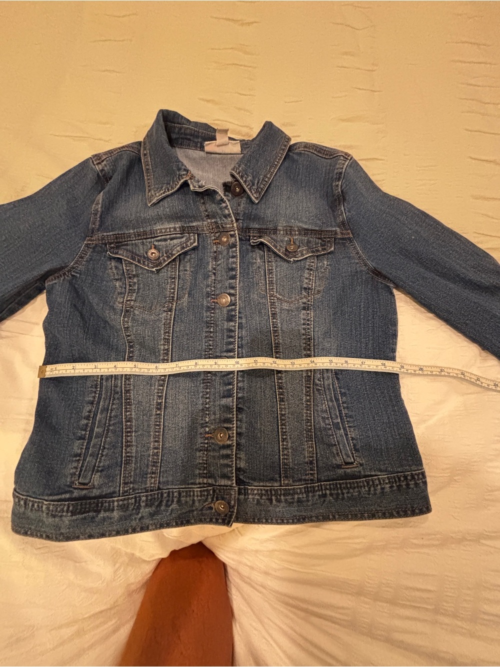 Style & Co. Classic Dark Blue Denim Jacket - Picture 8 of 9